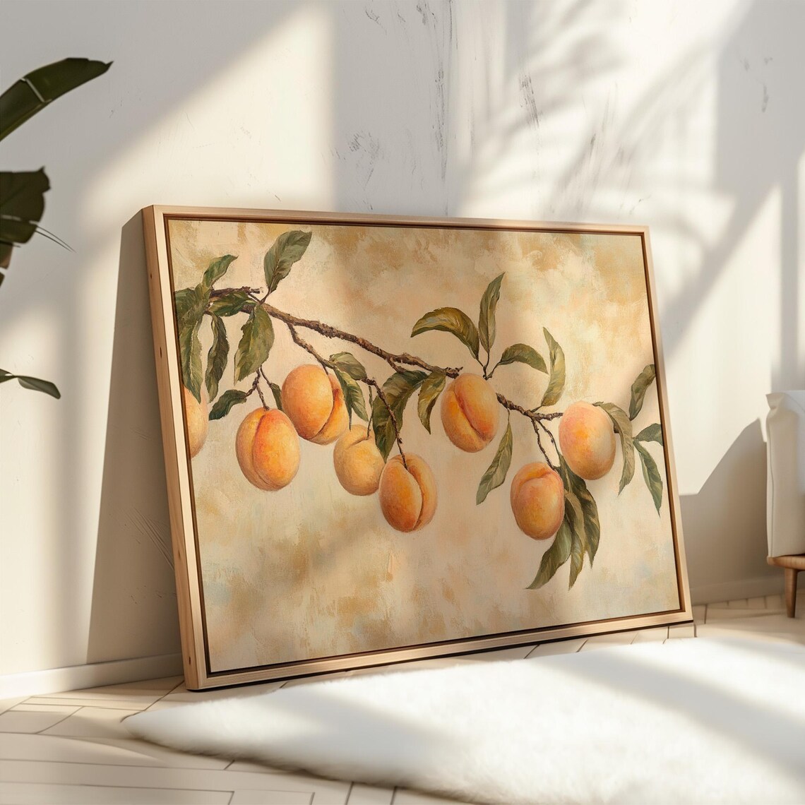 Rustic Peach Branch Art Print, Farmhouse Kitchen Decor - Image 7