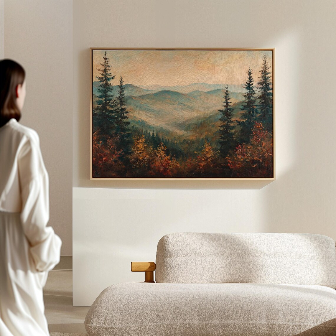 Rustic Mountain Landscape, Scenic Forest View - Image 6