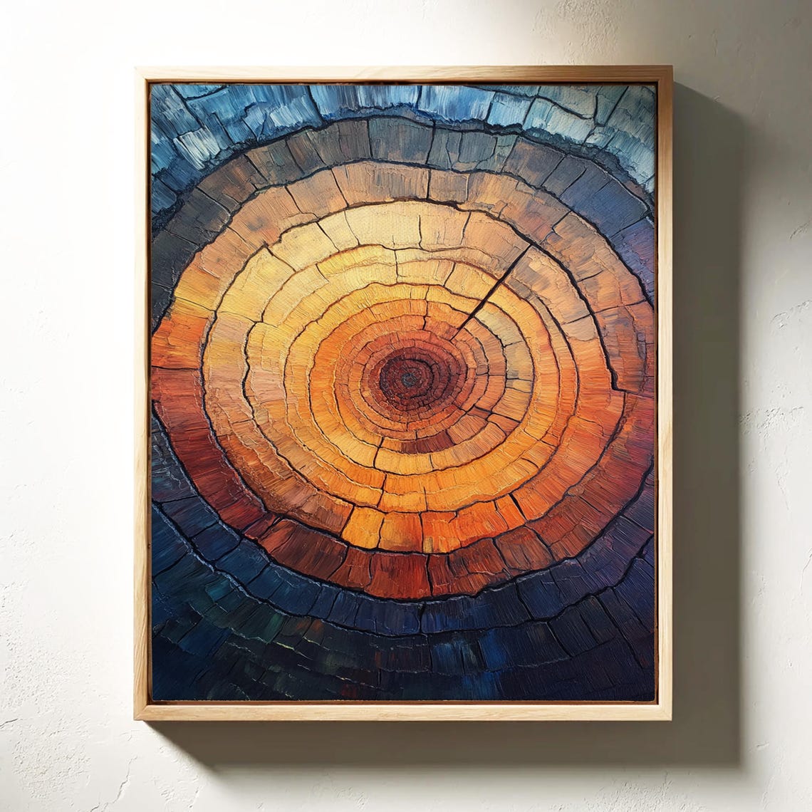 Tree Rings Art, Abstract Wood Texture - Image 4