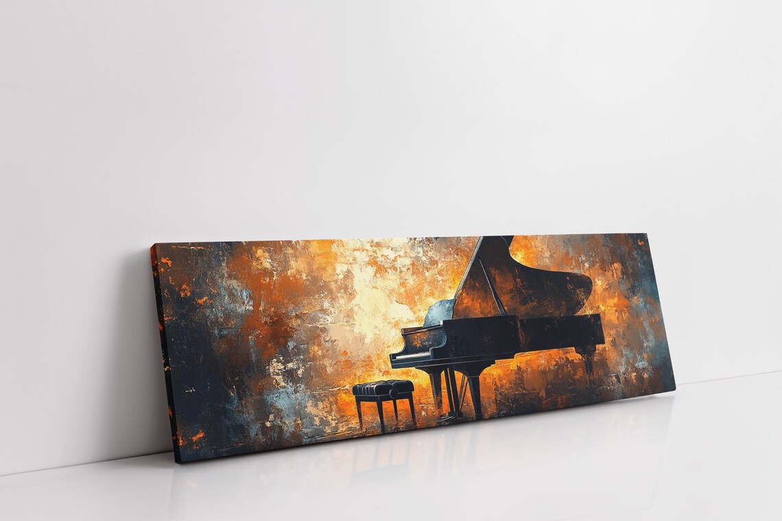 Grand Piano Art, Minimalist Contemporary Decor - Image 7
