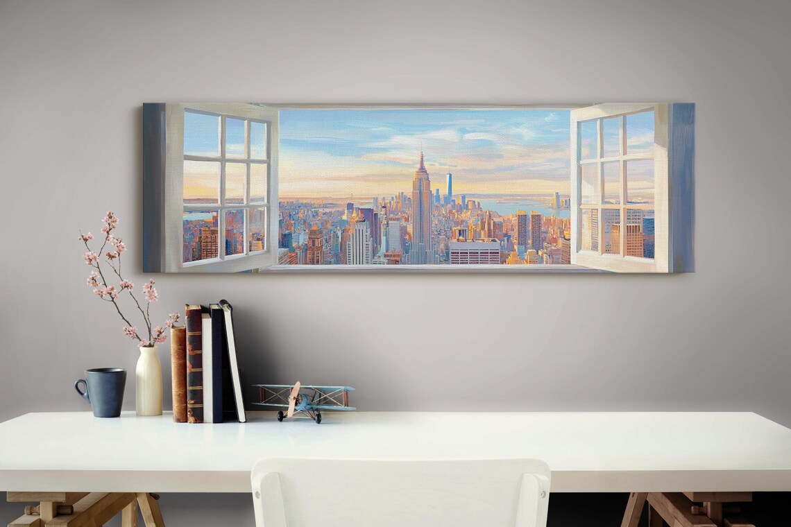 Empire State Building NYC Skyline Art Print