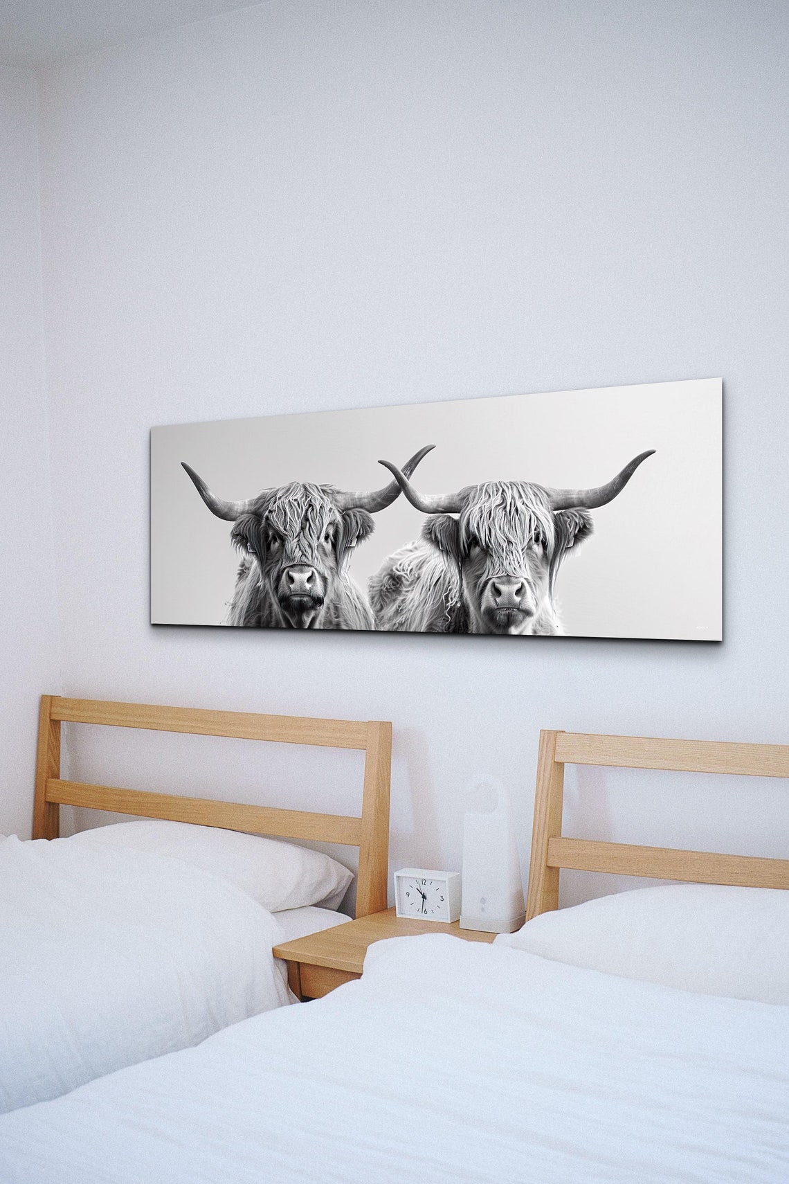 Panoramic Highland Cow Wall Art Print - Image 5
