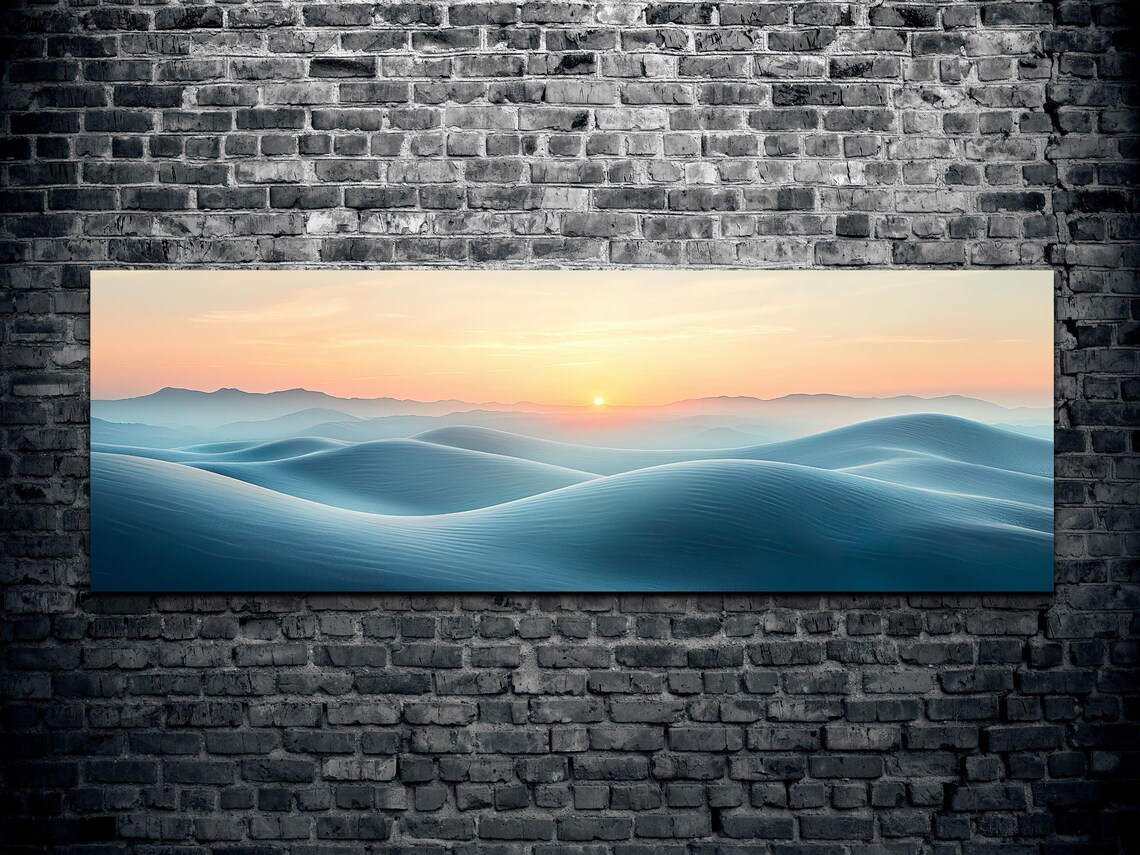 Dunes At Dusk, Panoramic Wall Art Print - Image 2