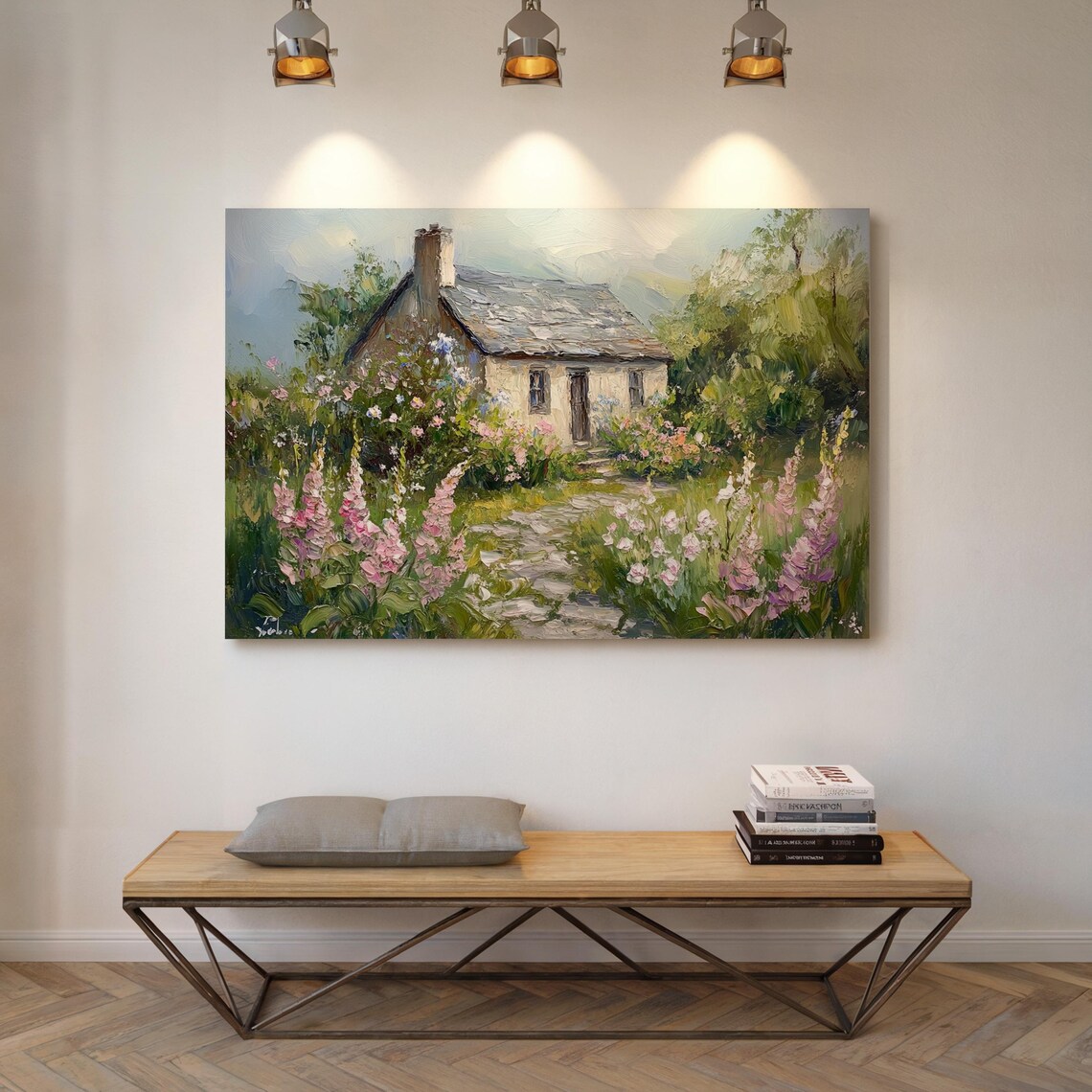 Charming Cottage Stone House, Rustic Countryside Decor - Image 6