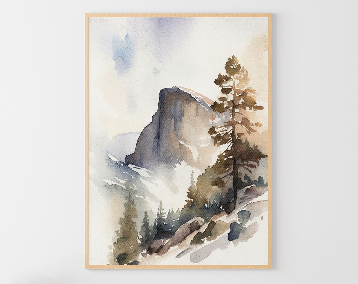 Yosemite, California Landscape Art Print