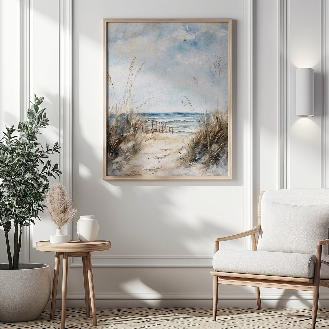 Provincetown Coast Watercolor Art Print, Massachusetts - Image 4