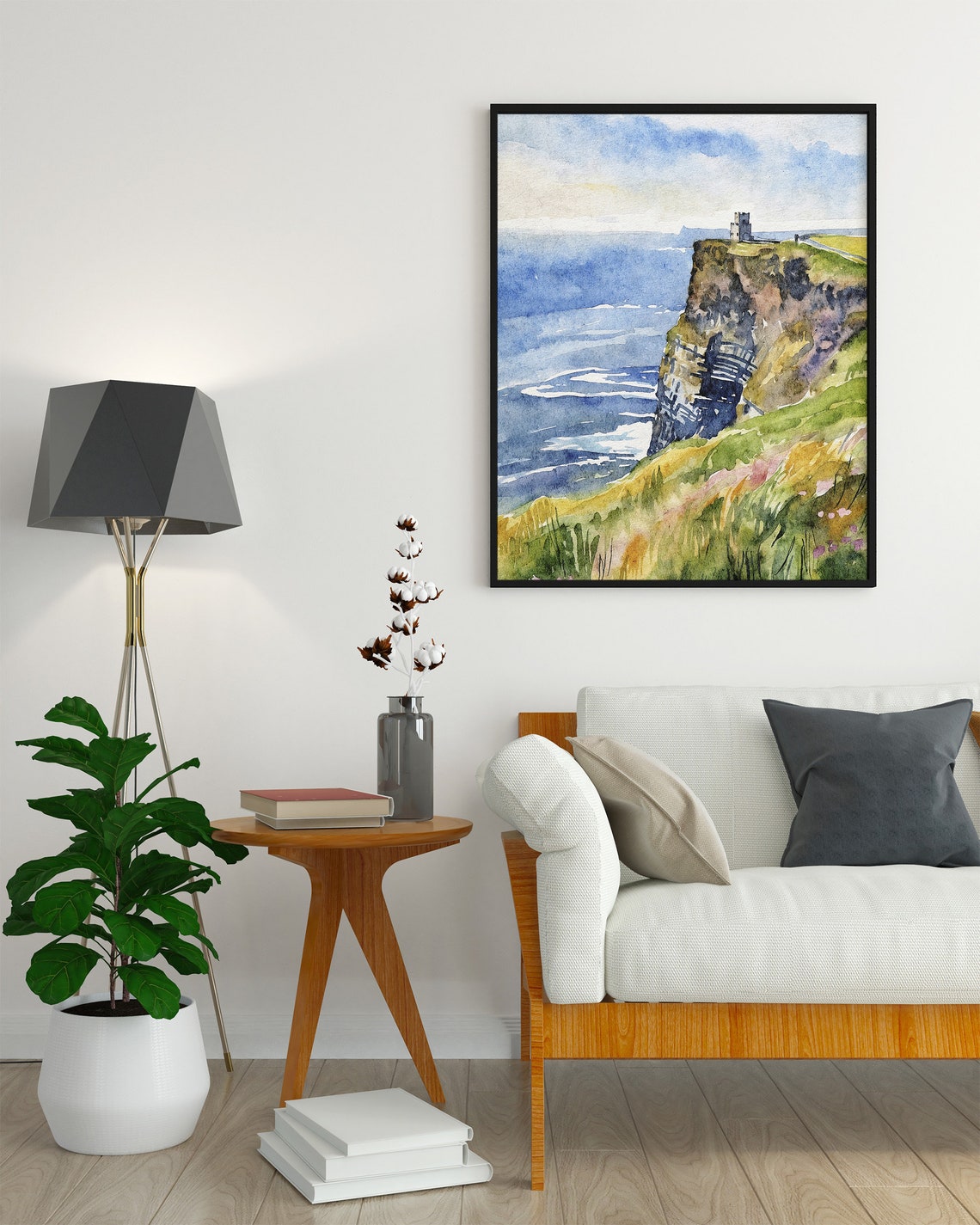 Obriens Tower Cliffs Of Moher Ireland Wild Atlantic Way Art Poster - Image 3