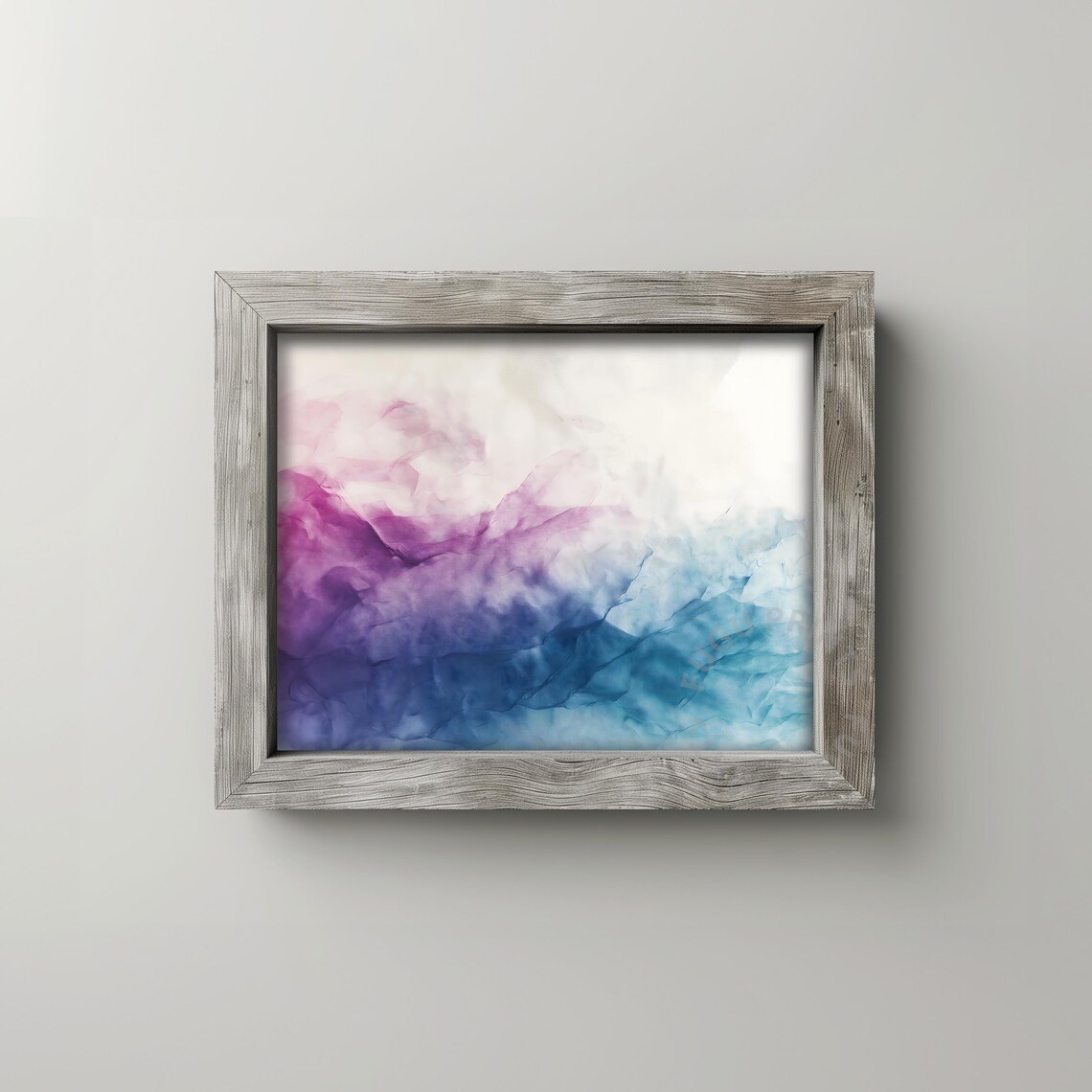 Abstract Print, Modern Watercolor Effect - Image 2