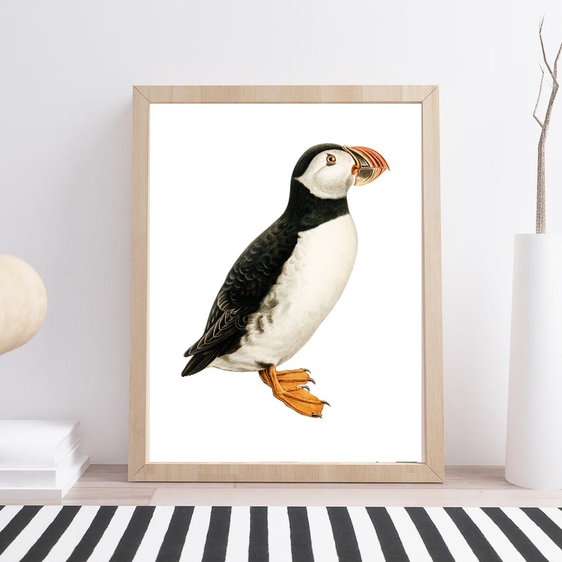 Puffin Bird Nature Image Poster