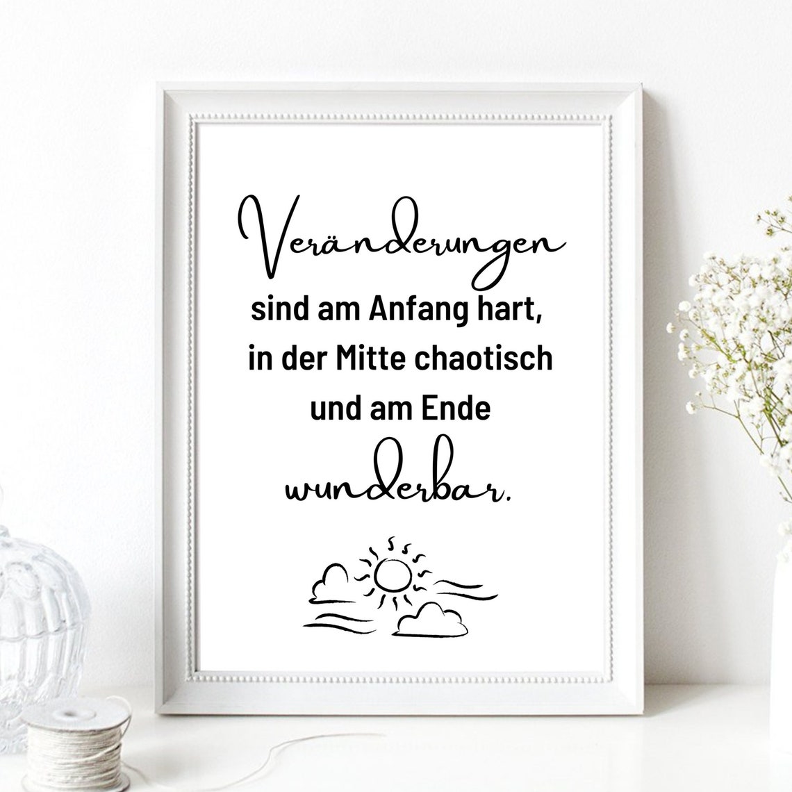 Changes Are Wonderful Motivation Poster - Image 3