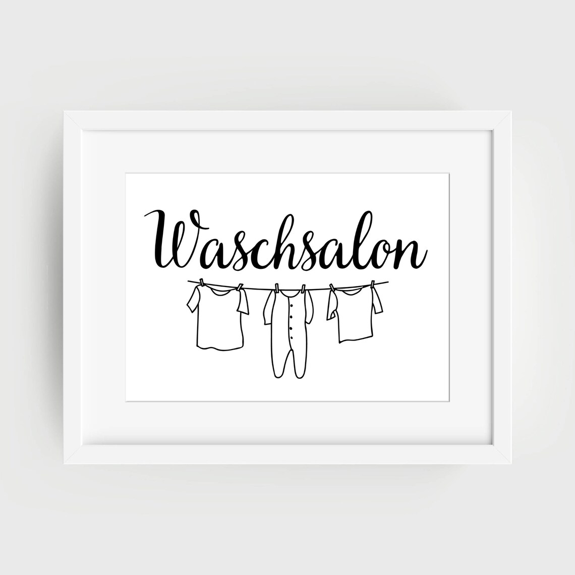 Laundromat Laundry Utility Room, Poster Print - Image 2