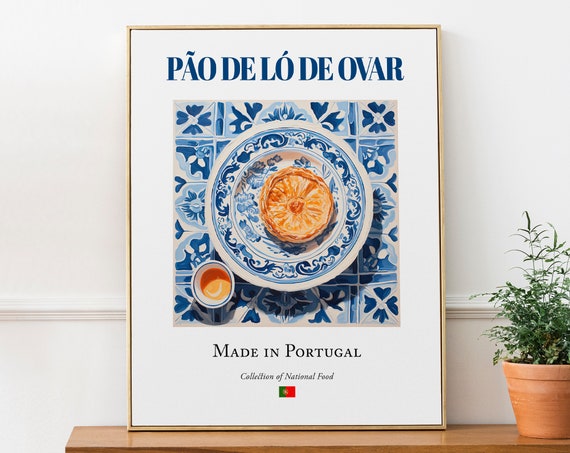 Po De L De Ovar On Azulejo Tile Plate, Portugal