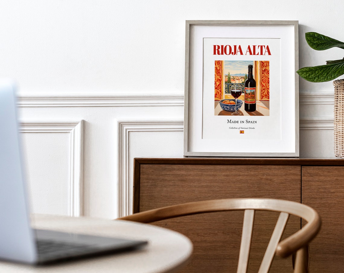 Rioja Alta Maiolica Tile, La Rioja Beverage Poster - Image 4