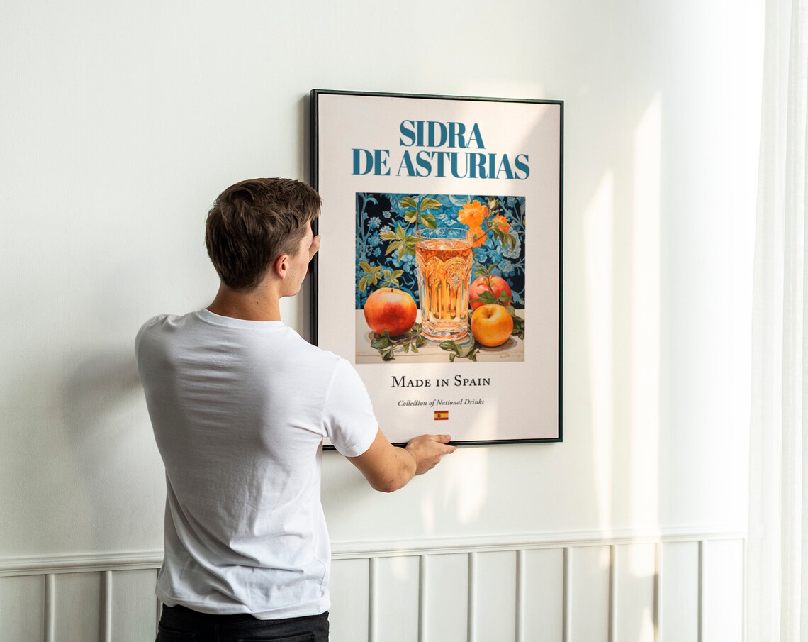 Sidra De Asturias Poster, Traditional Spanish Beverage - Image 3