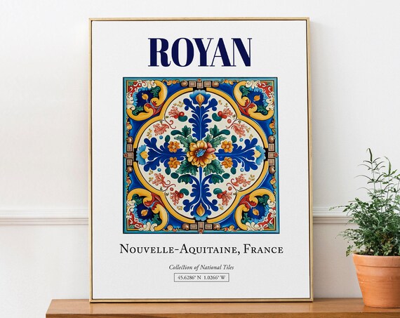 Royan Nouvelle-Aquitaine France Travel Poster