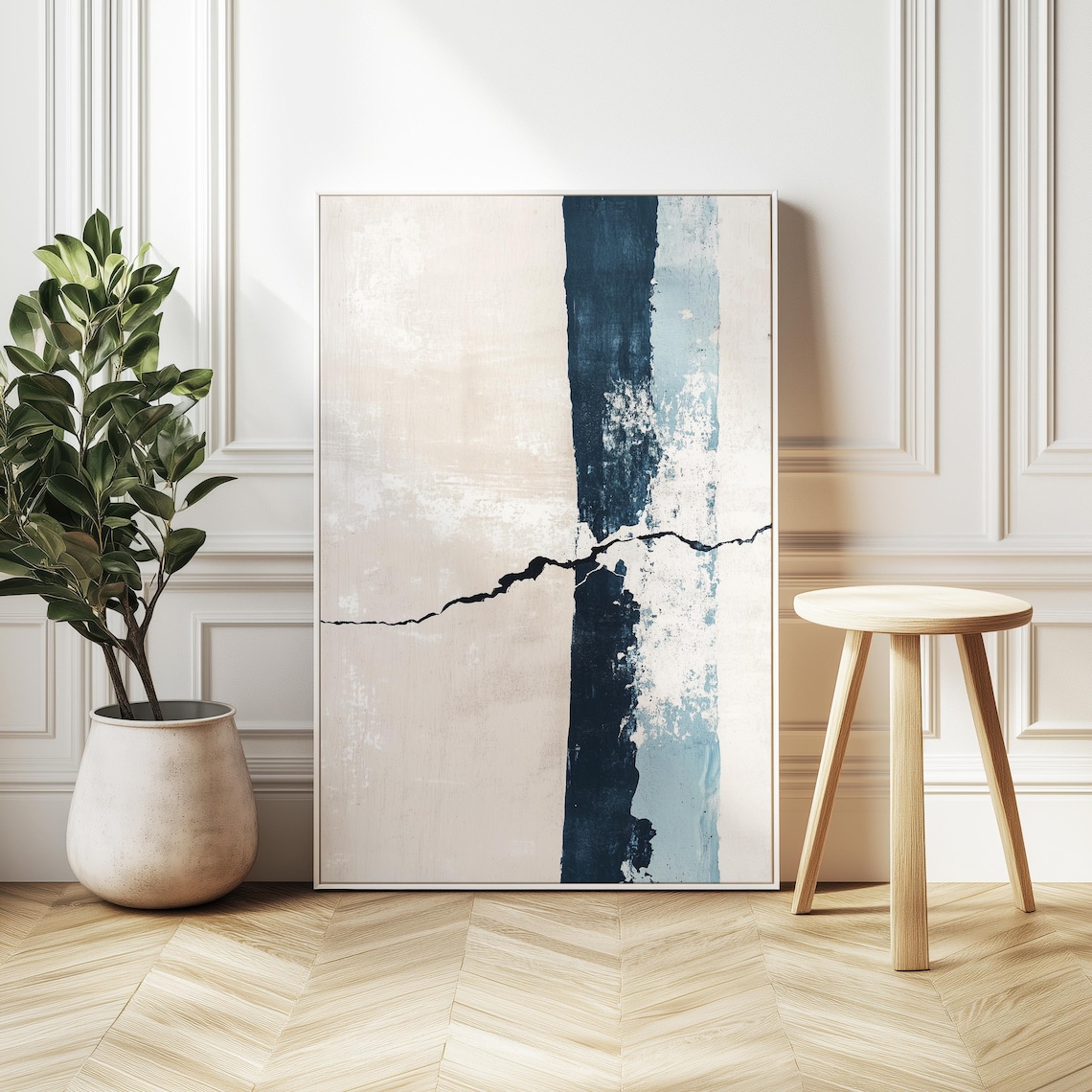 Wabi Sabi Wall Art, Japanese-Inspired Minimalist