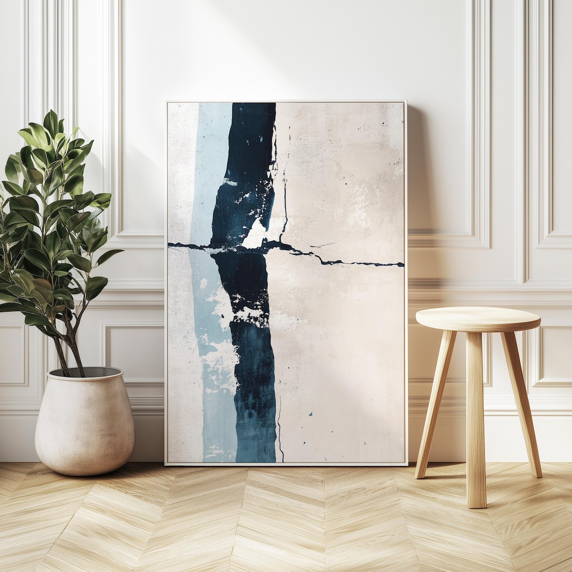 Wabi Sabi Wall Art, Japanese-Inspired Minimalist
