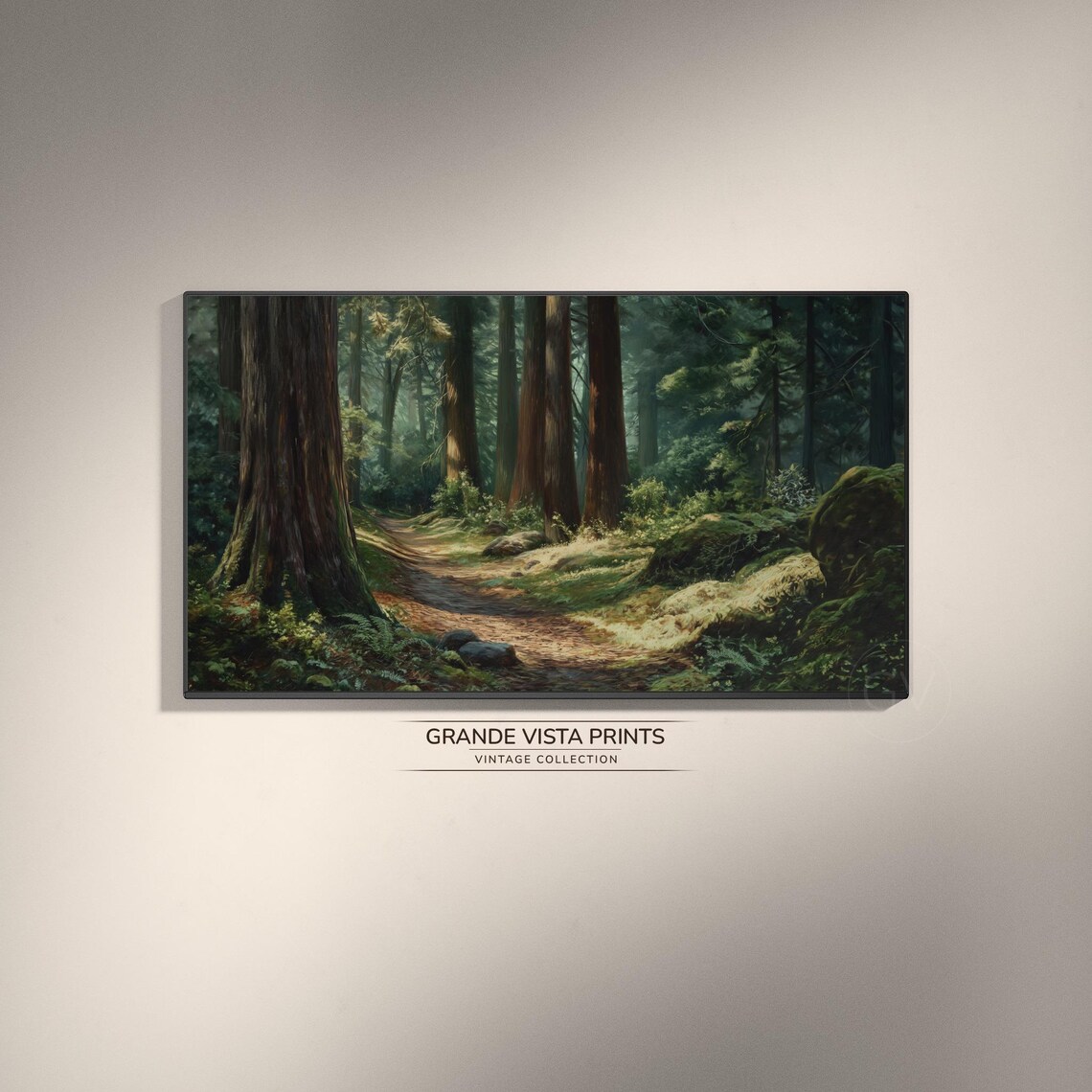 Forest Landscape Frame Tv Artwork Forest Wallpaper Forest Home Decor Gv4871