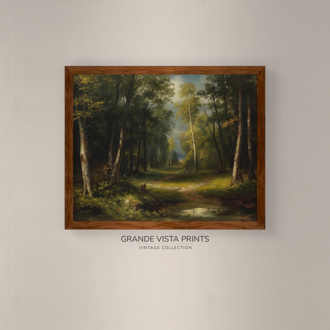 Forest Nature Landscape Painting Wall Art Instant Print Gv4185 - Image 4