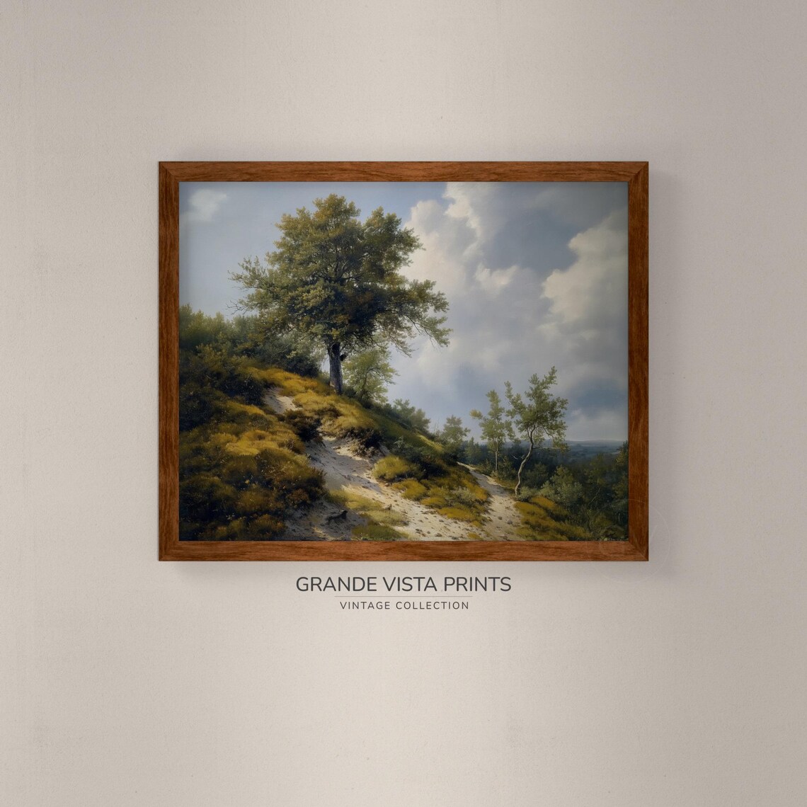 Late Spring Tree Landscape Vintage Wall Art Tree Artwork Home Gv4027 - Image 4