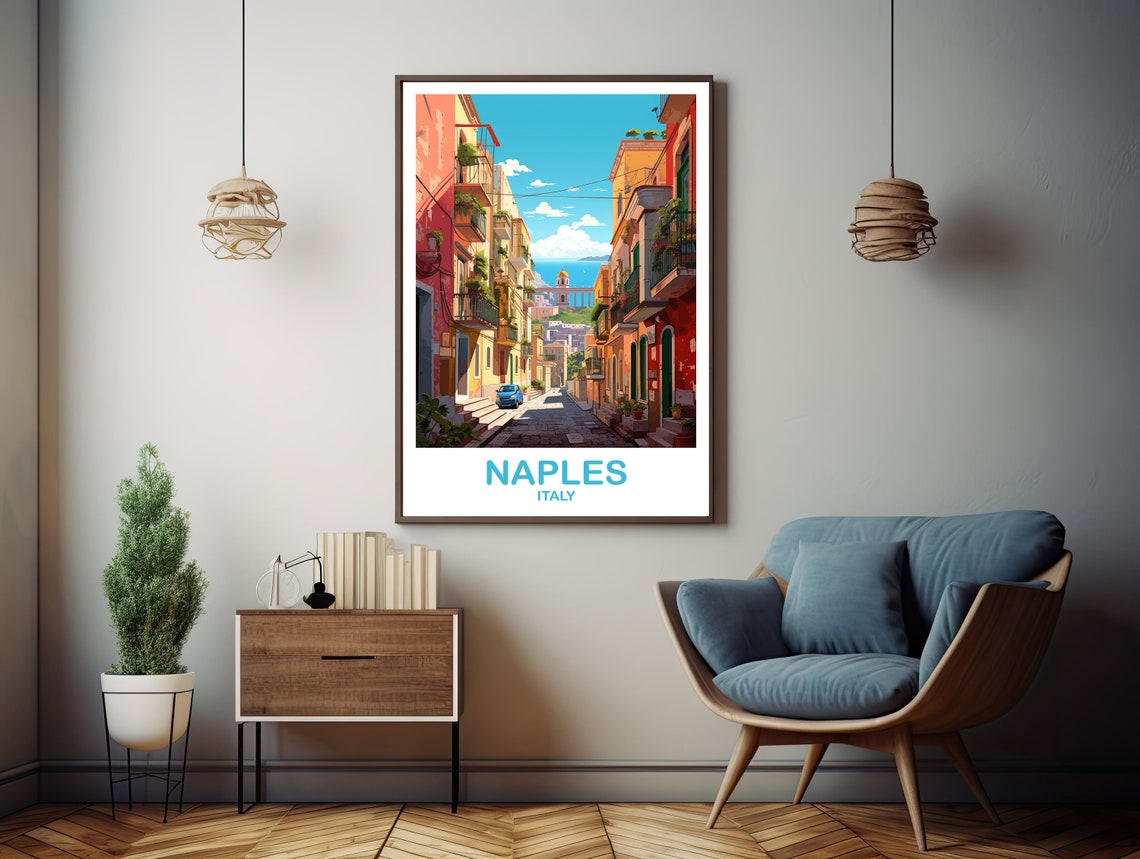 Naples Italy Travel Art Poster Naples Travel Art Italy Naples Travel Wall Art Italy Travel Art Dt2euitna1 - Image 3
