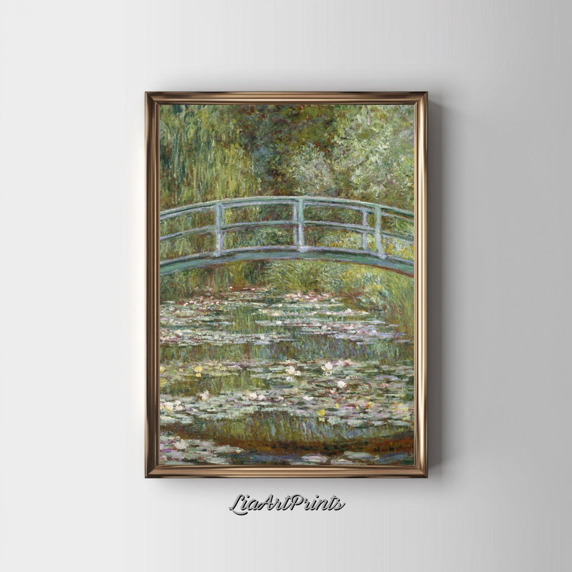 Antique Rustic Muted Landscape Painting Vintage Neutral Wall Art Antique Landscape Art Wall Art - Image 2