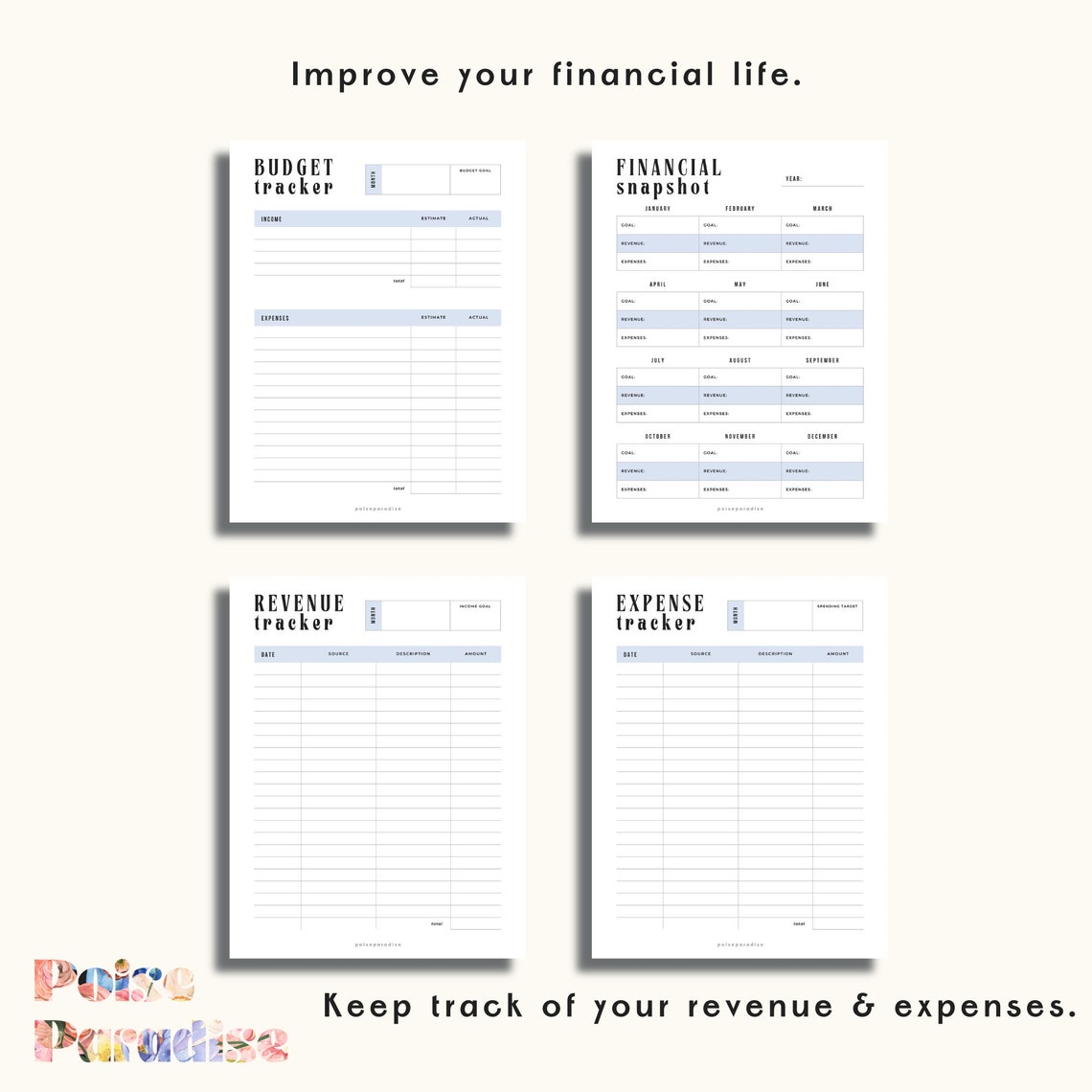 Planner Essentials Printable Set Daily Weekly Monthly Overview Print - Image 2