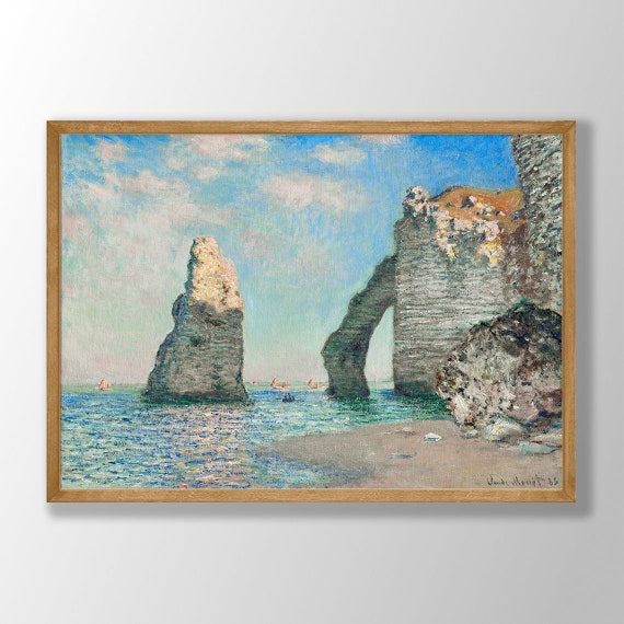 Claude Monet Art Print Paintings Wall Nouveau Prints Exhibition Farmhouse Decor Coastal