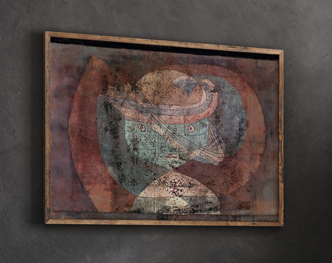 Modern Paul Klee Movement Around a Child 1928 Abstract Art Poster