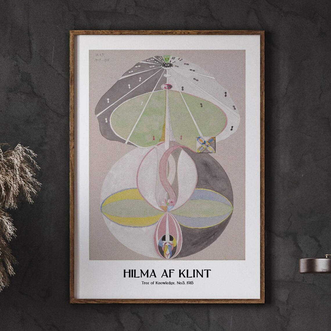 Hilma Af Klint Vintage Exhibition Art Print