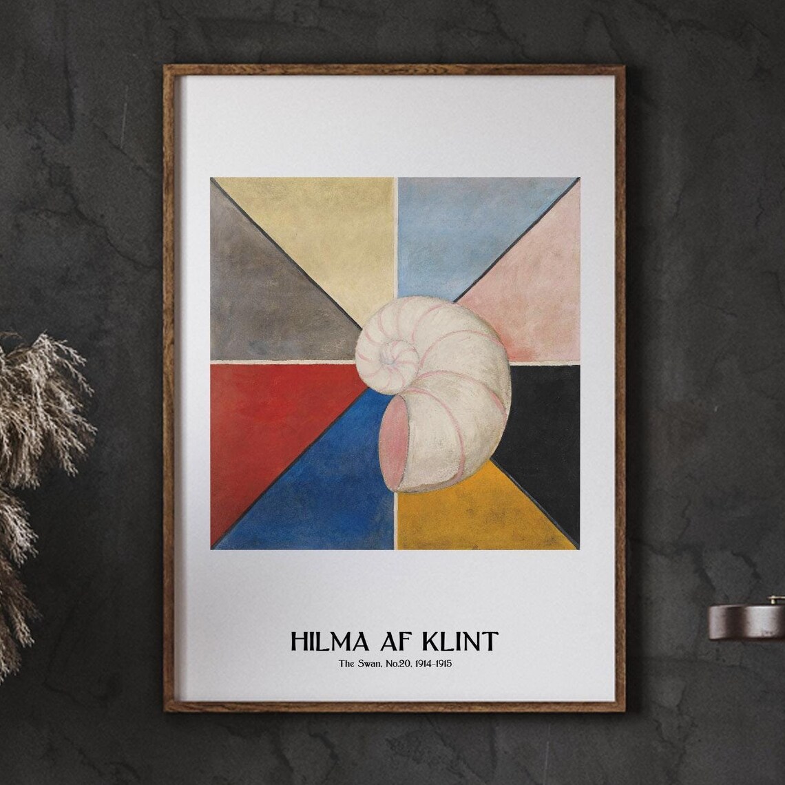 Hilma af Klint The Swan No 20 1914 1915 Spiritual Abstract Decor Poster