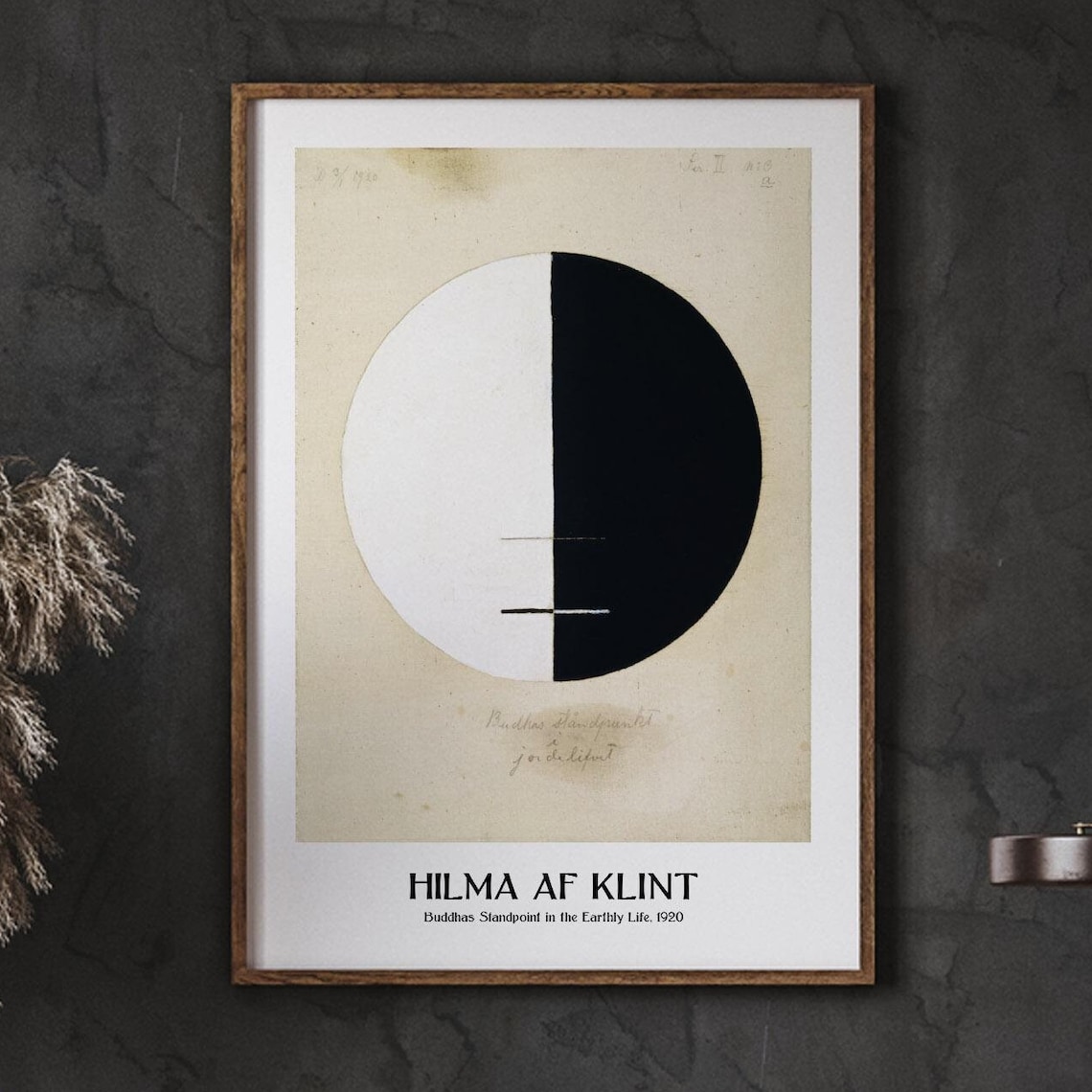 Hilma Klint Abstract Vintage Exhibition Art Print