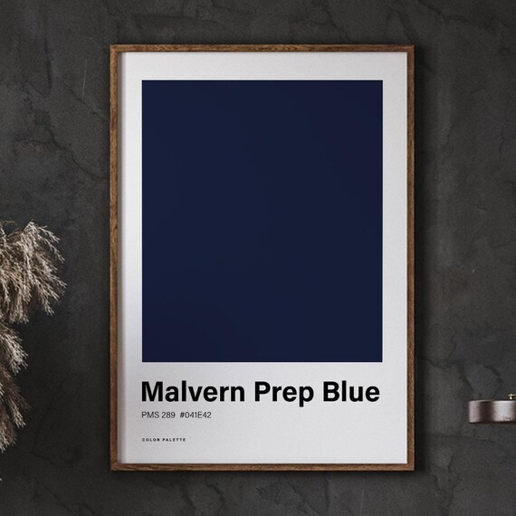 Malvern Prep Poster Print, Minimalist Nordic Art
