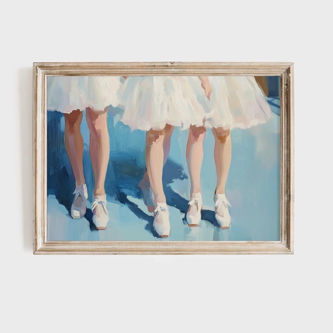 Ballet Dancers In White Tutus Fine Art Print Ballet Wall Art Dance Lovers Gift