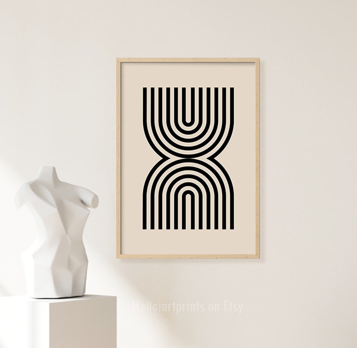 Geometric Wall Art Mid Century Print Abstract Poster Art Nursery Print Modern Abstract Print Boho Decor Affiche - Image 3