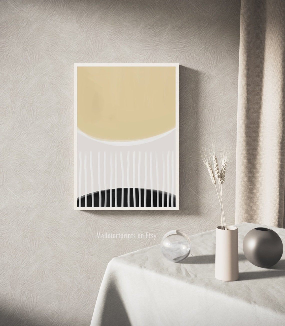 Modern Abstract Print Boho Decor Affiche Geometric Wall Art Mid Century Print Abstract Poster Art Nursery Print - Image 2