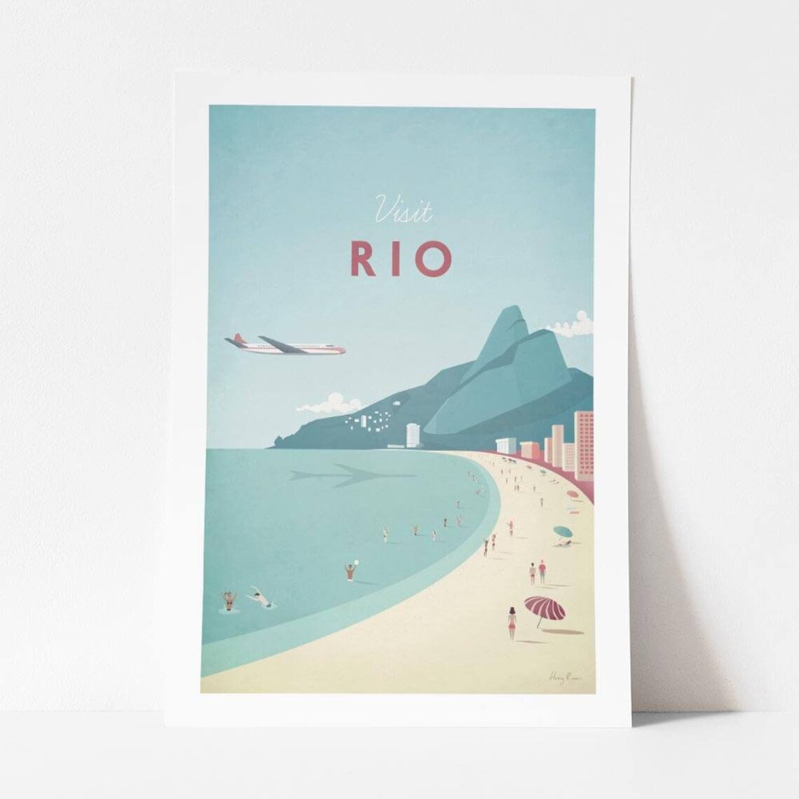 Rio De Janeiro by Henry Rivers, Travel Poster - Image 4