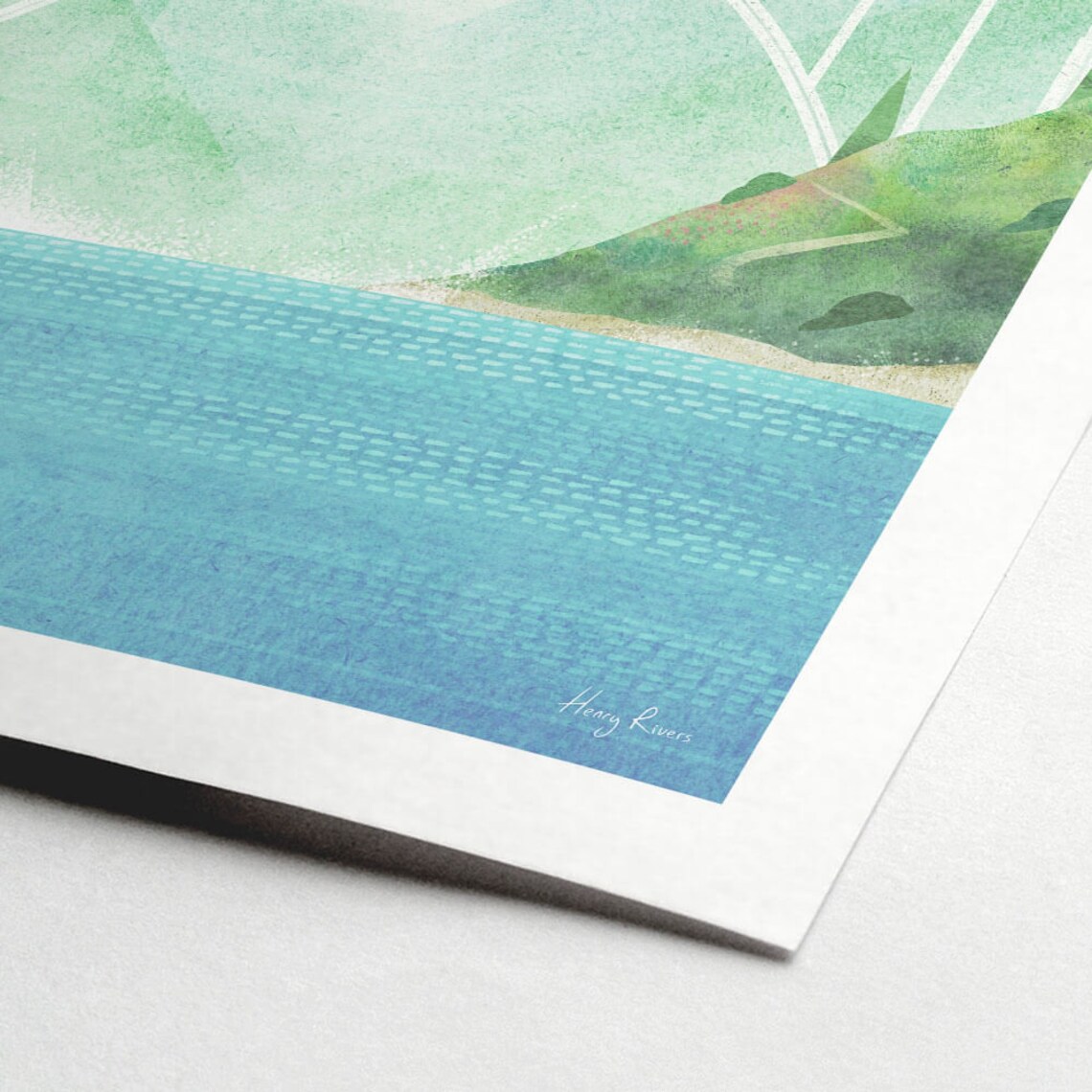 Big Sur Surf Van Travel Poster, Henry Rivers - Image 2