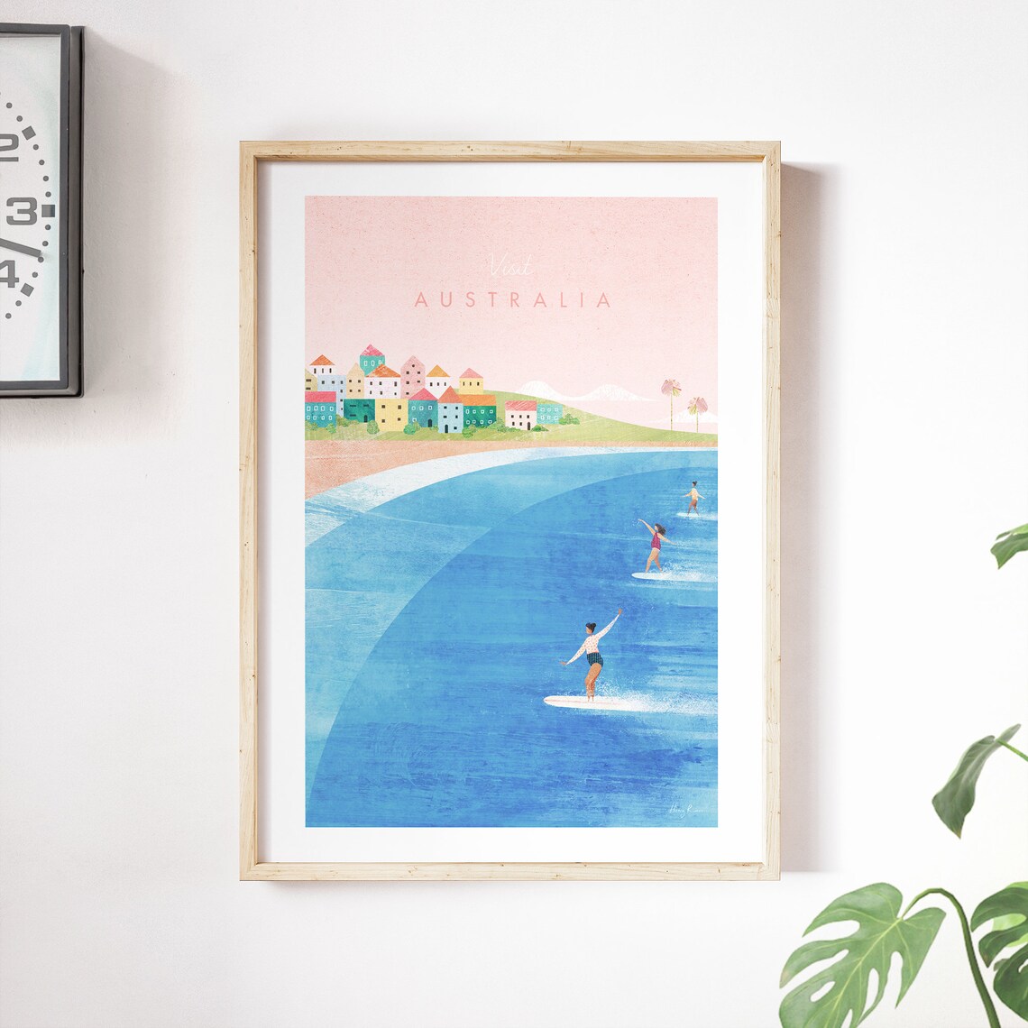 Australia Vintage Travel Poster Art Print