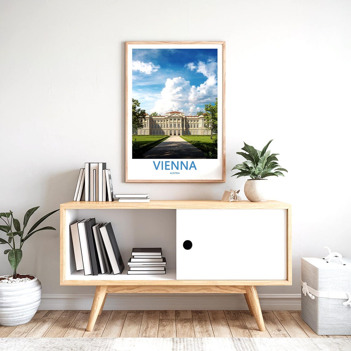 Vienna Austria Historic Palace Facade and Lawns Photo Poster - Image 2