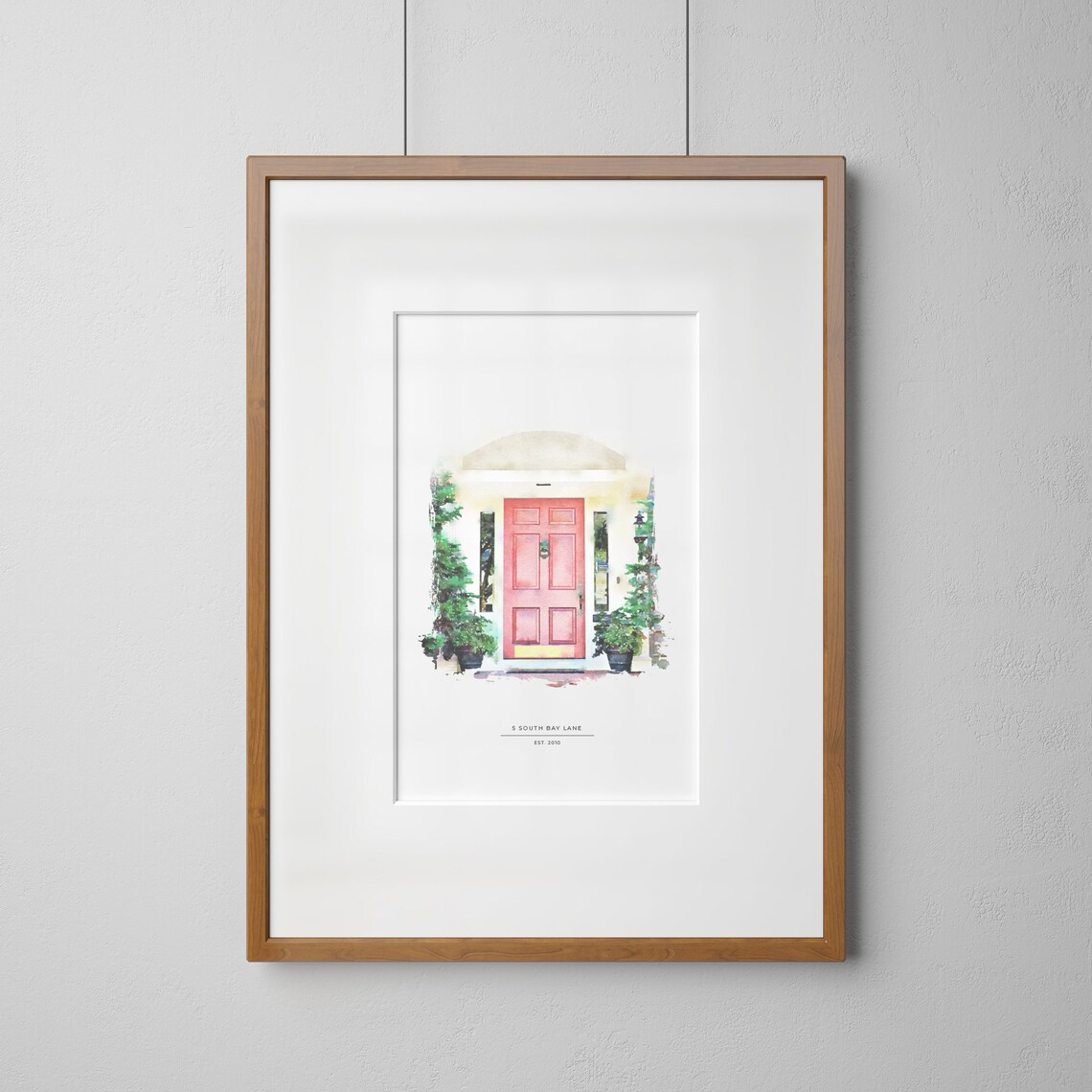 Custom House Portrait - Watercolor