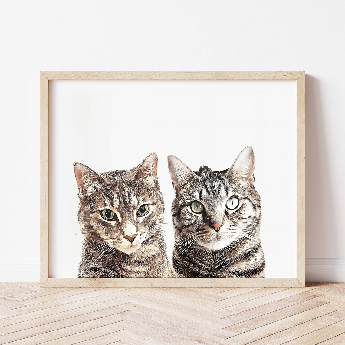 Custom Pet Portrait - Peekaboo Pet Art
