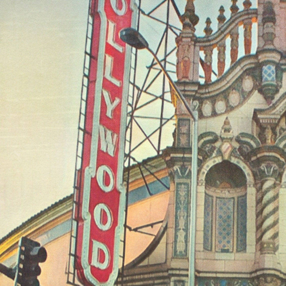 Portland Poster Hollywood Theater By Alecse Limited Edition Portland Travel Poster Us Gallery Wall Print Of Oregon Portland Deco Gift - Image 4
