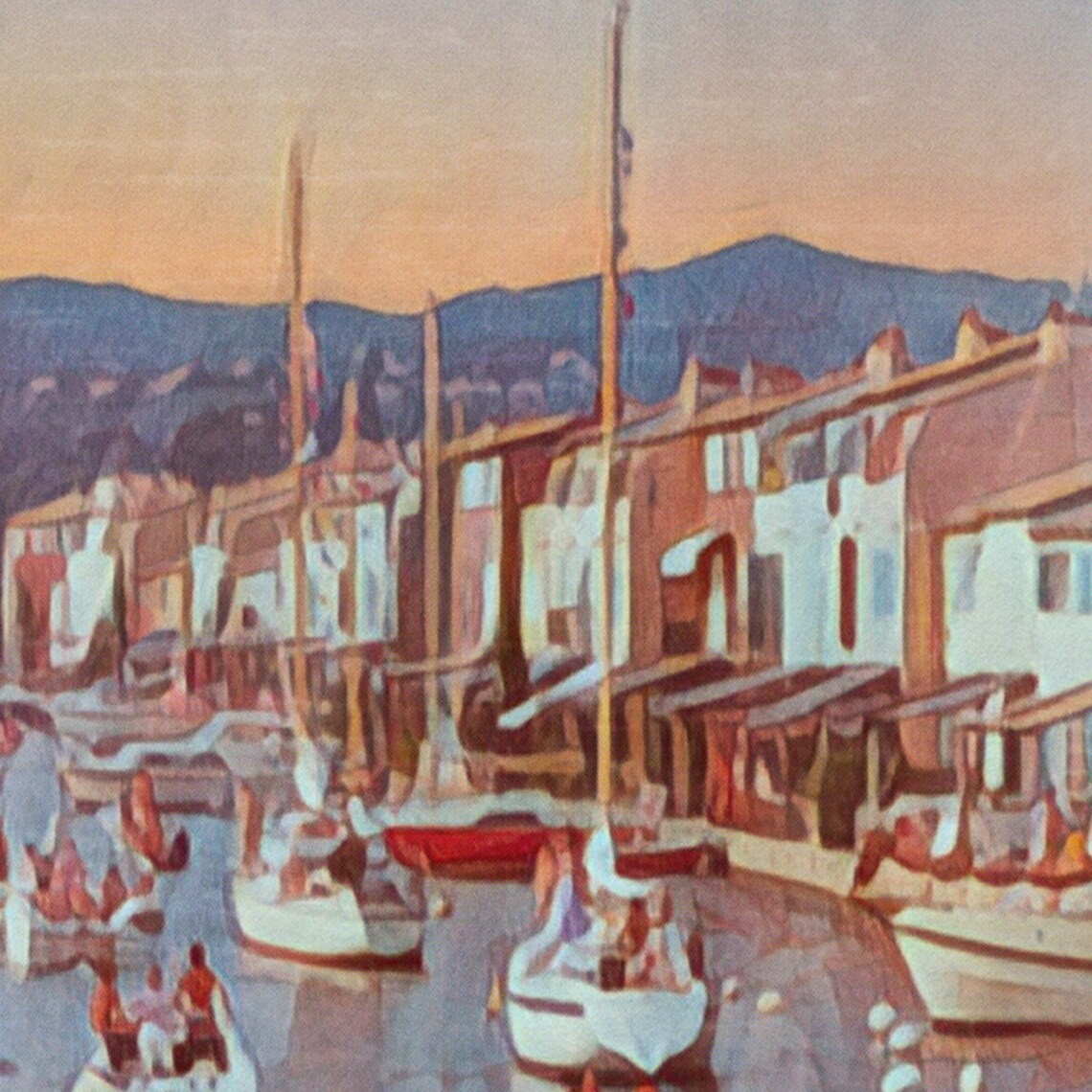 Port Grimaud Poster Cit Lacustre By Alecse Limited Edition French Travel Poster Port Grimaud Print French Riviera Print Midi Gift - Image 4