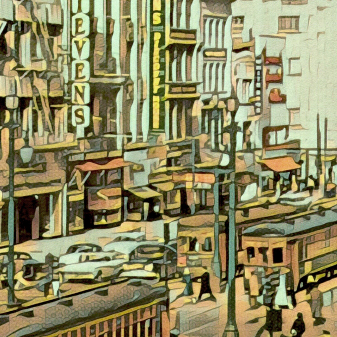 New Orleans Poster Canal Street By Alecse Limited Edition Original Louisiana Travel Poster New Orleans Print New Orleans Gift Idea - Image 4