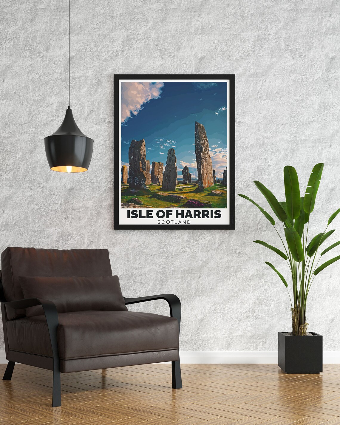 Callanish Standing Stones Ancient Megaliths Golden Hour Hebrides Poster - Image 3
