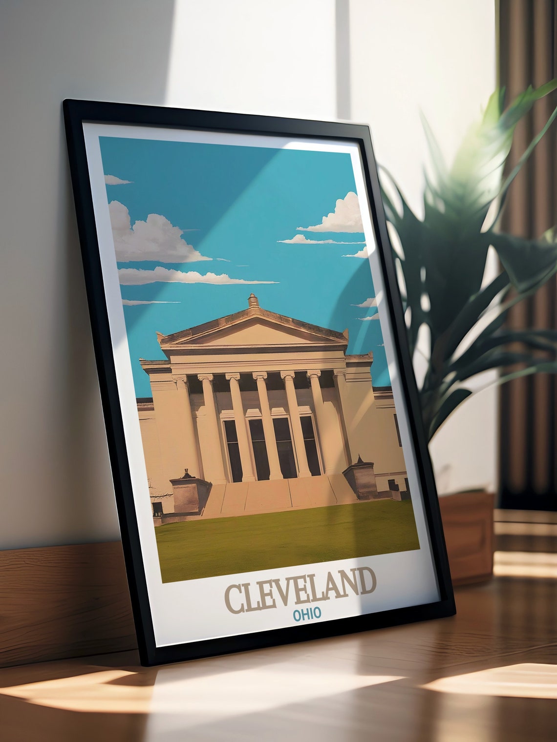 Cleveland Travel Print Cleveland Museum Of Art Travel Posters Cleveland Museum Of Art Posters Cleveland Wall Art - Image 3