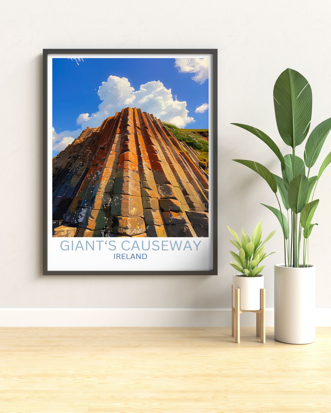 Giants Causeway Basalt Columns County Antrim Northern Ireland Poster - Image 3