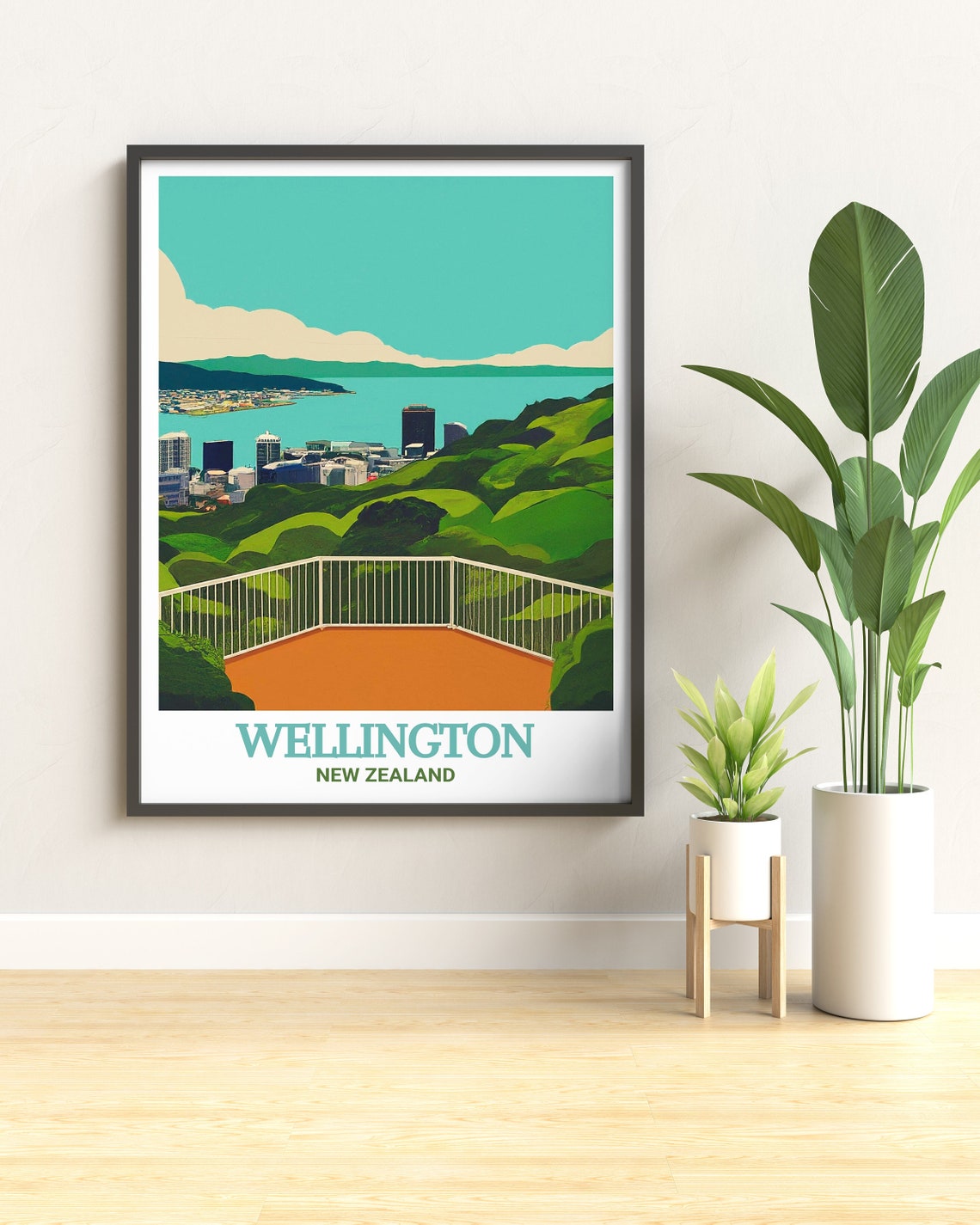 Mount Victoria Lookout Wellington Harbor City Skyline Poster - Image 2