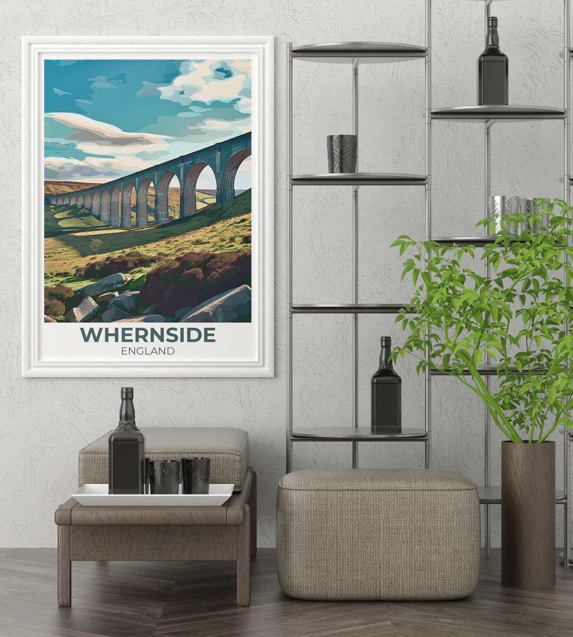 Whernside Ribblehead Viaduct Yorkshire Dales England Railway Poster - Image 4